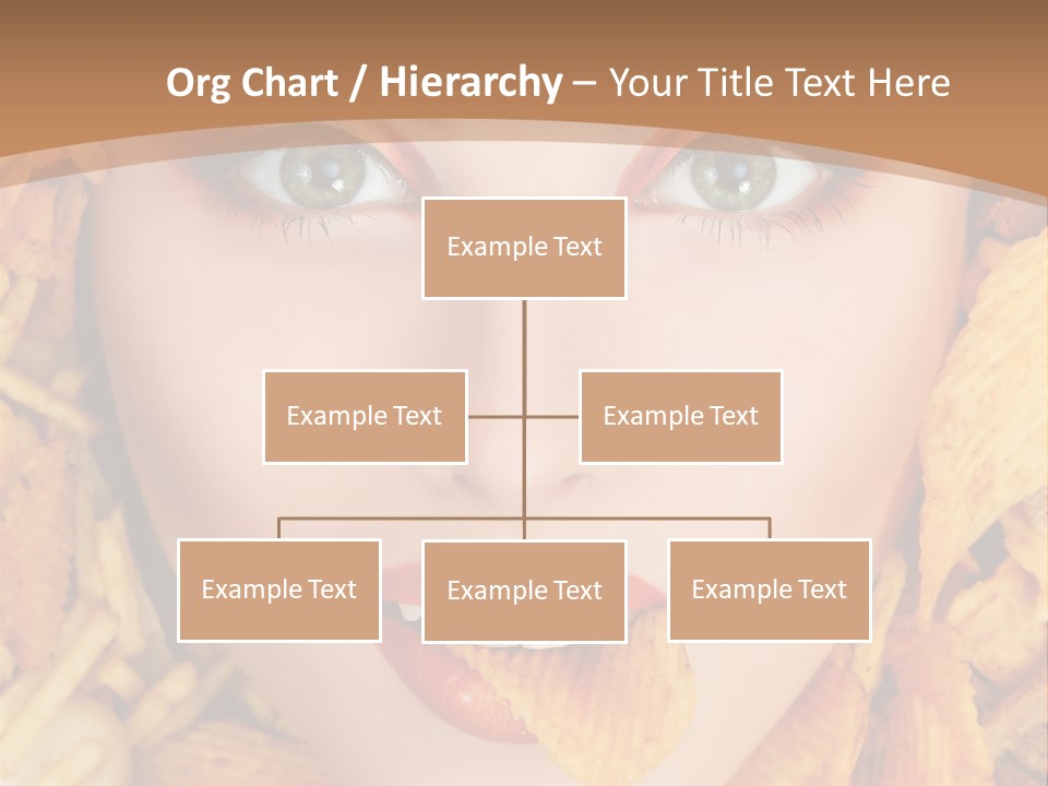 Girl Chip Clean PowerPoint Template