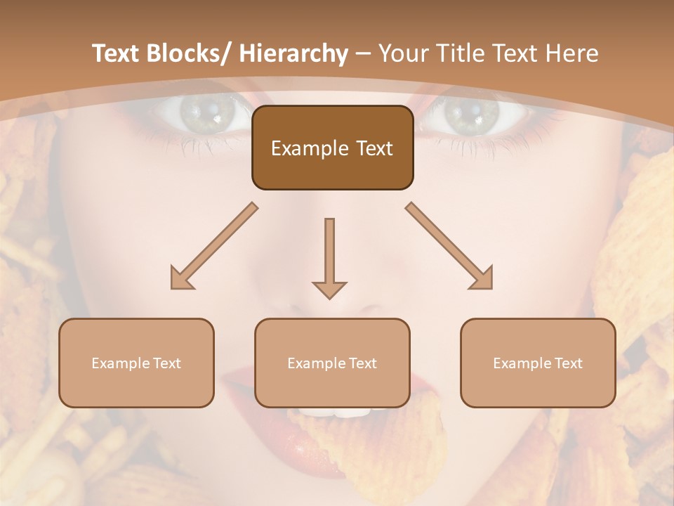 Girl Chip Clean PowerPoint Template