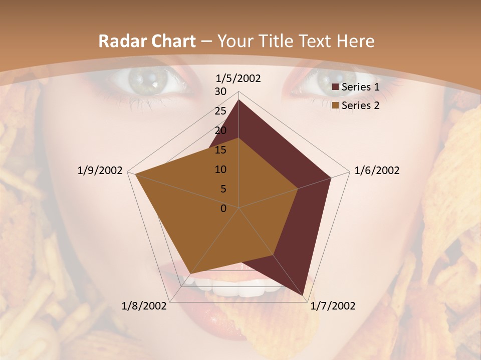 Girl Chip Clean PowerPoint Template