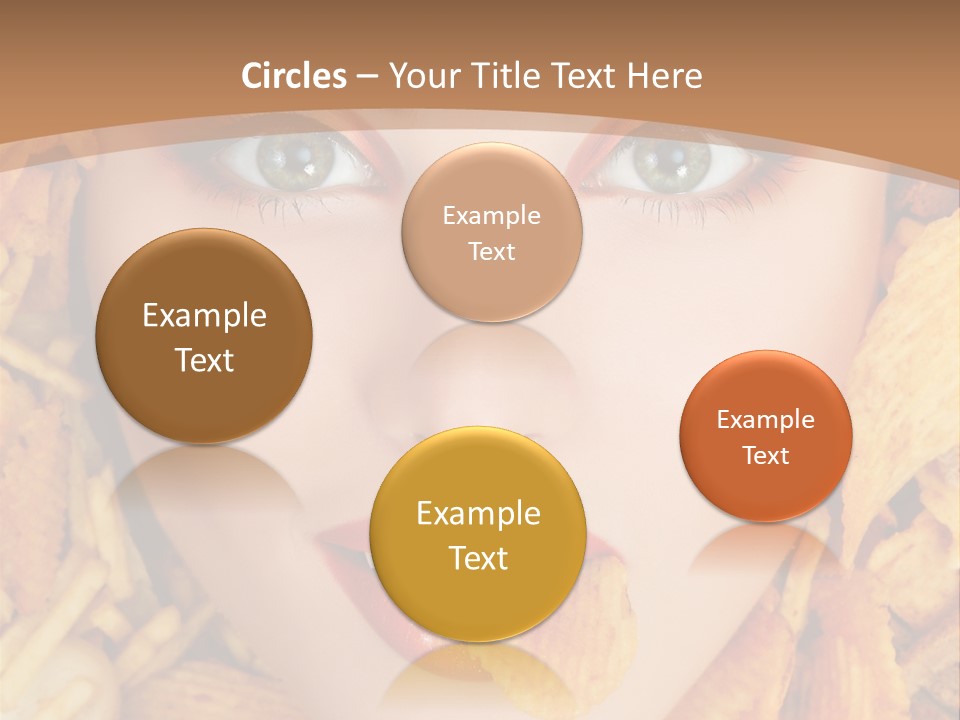 Girl Chip Clean PowerPoint Template