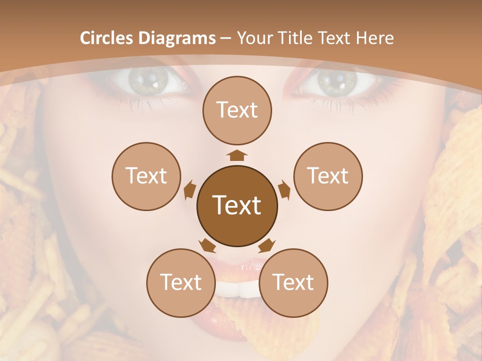 Girl Chip Clean PowerPoint Template