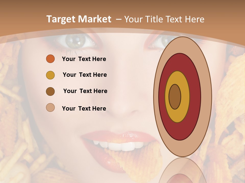 Girl Chip Clean PowerPoint Template