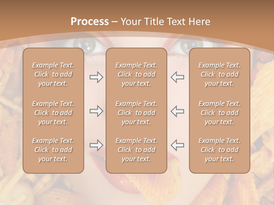 Girl Chip Clean PowerPoint Template