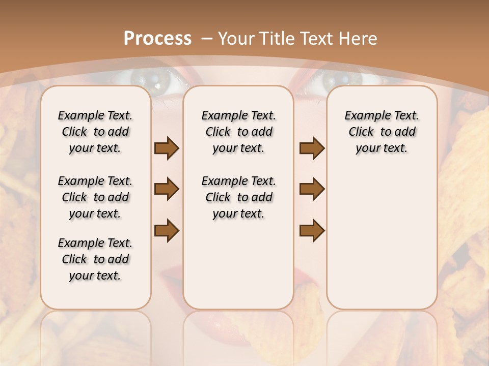 Girl Chip Clean PowerPoint Template