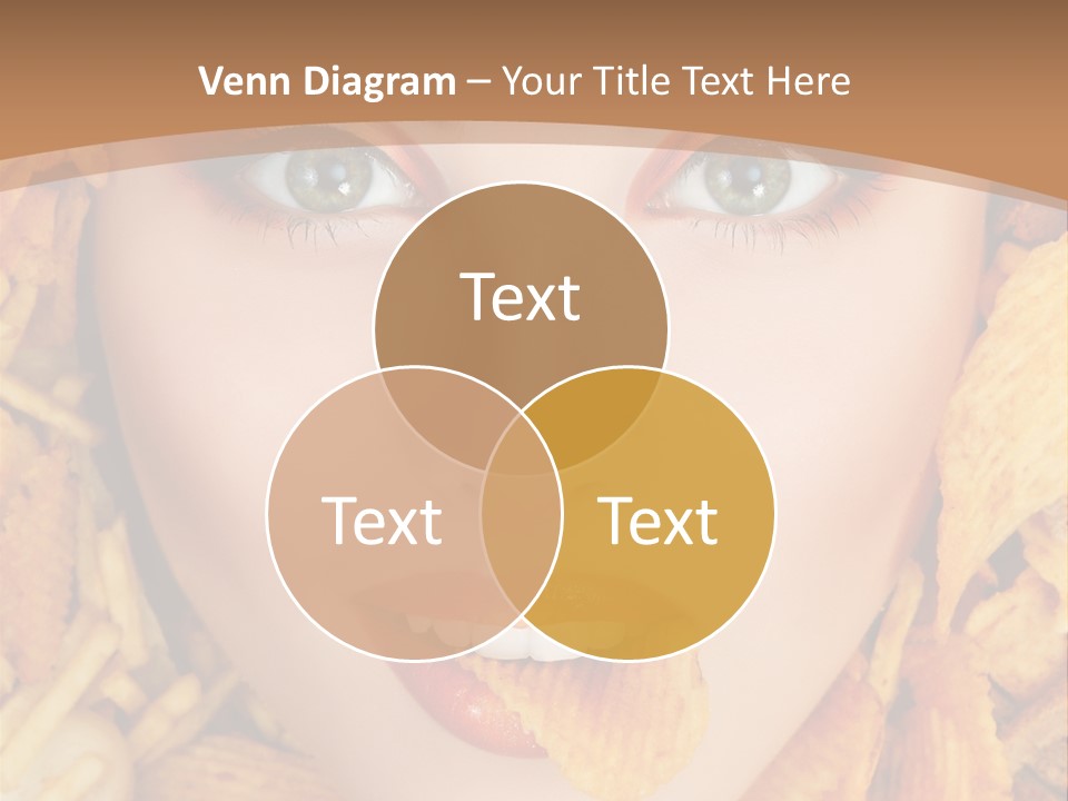 Girl Chip Clean PowerPoint Template