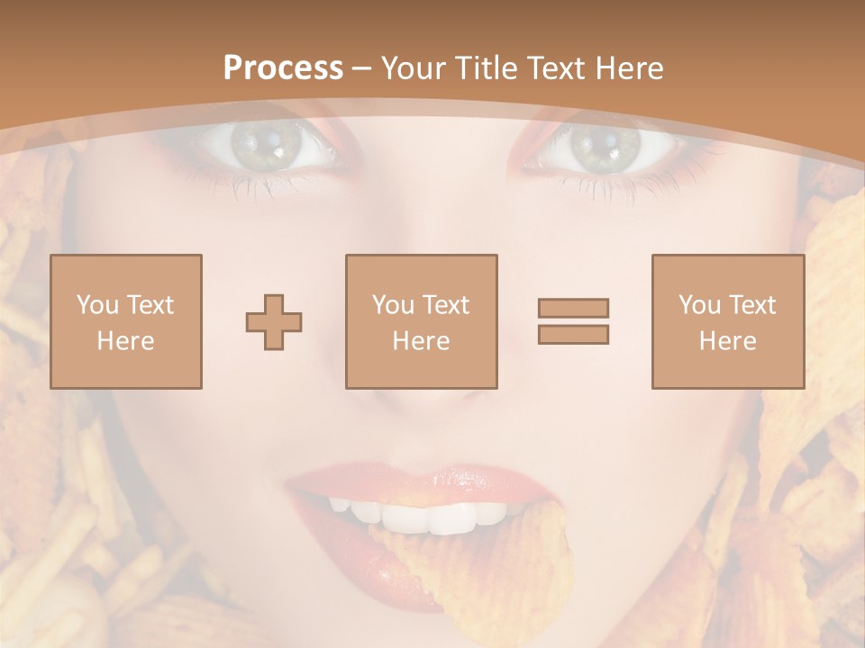 Girl Chip Clean PowerPoint Template