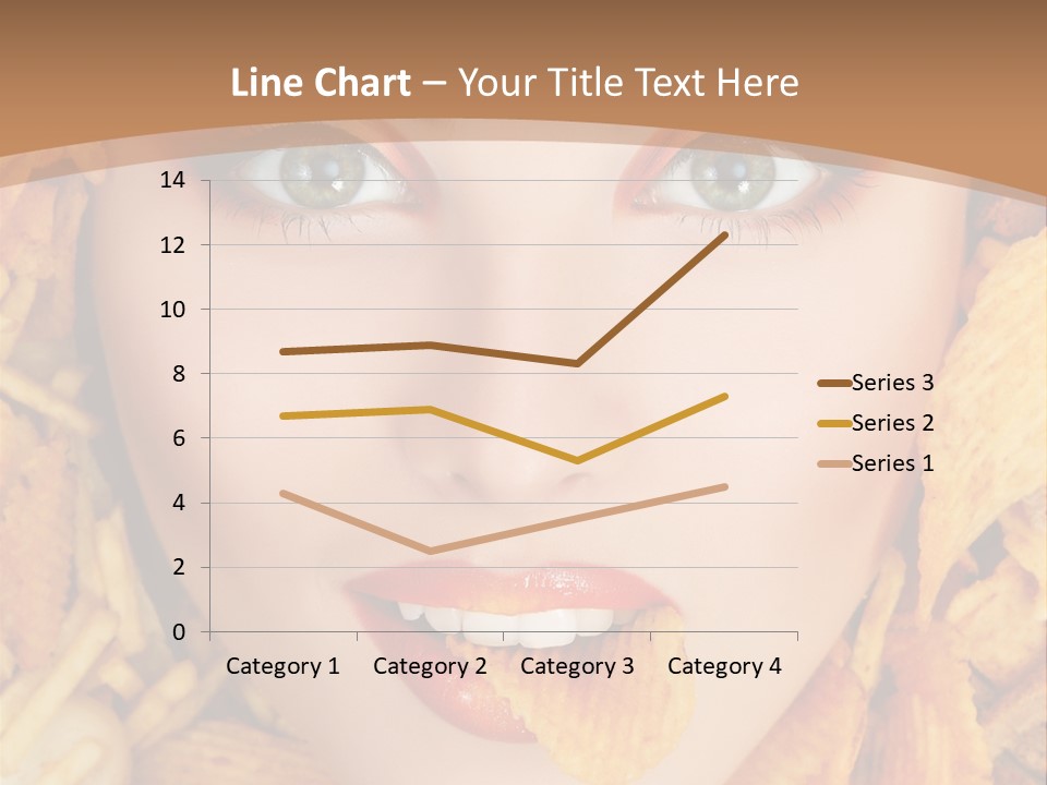 Girl Chip Clean PowerPoint Template