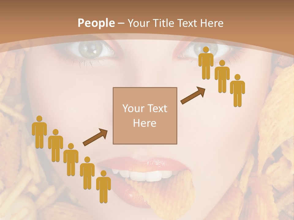 Girl Chip Clean PowerPoint Template