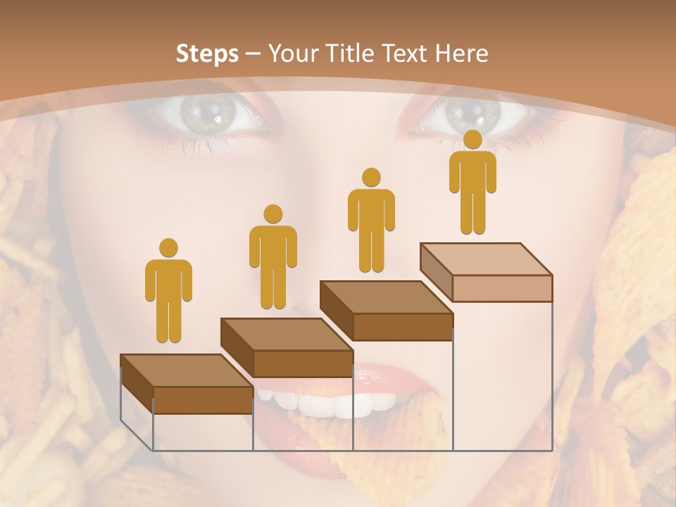Girl Chip Clean PowerPoint Template