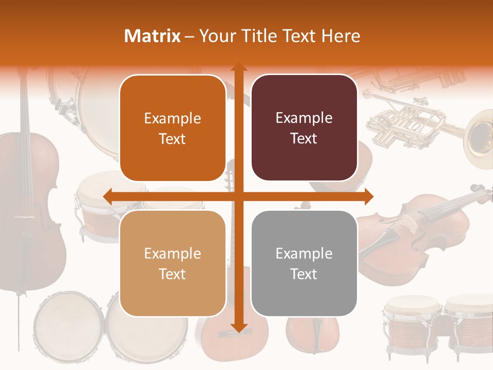 Melody Instruments Sound PowerPoint Template