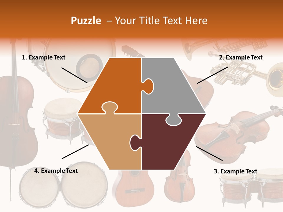 Melody Instruments Sound PowerPoint Template