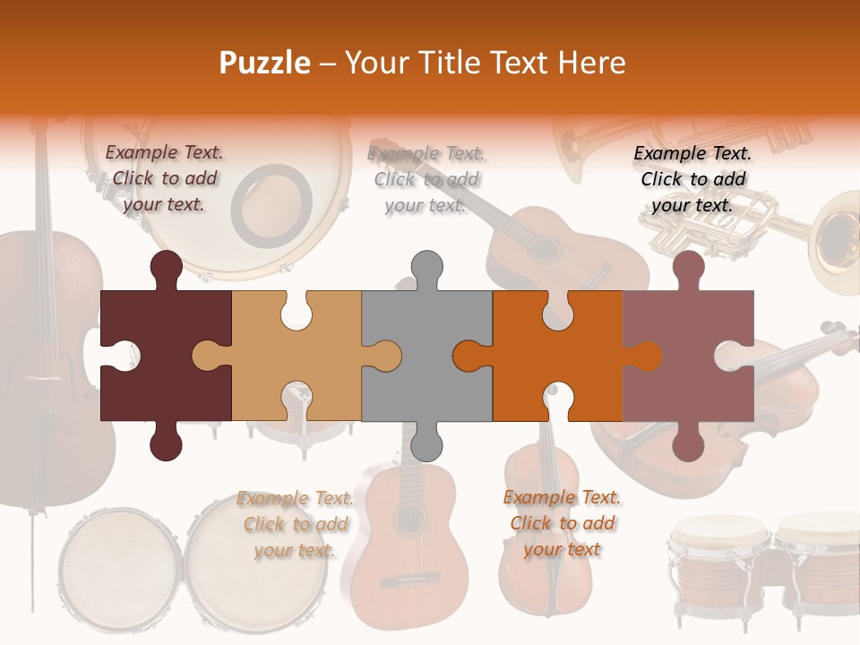 Melody Instruments Sound PowerPoint Template