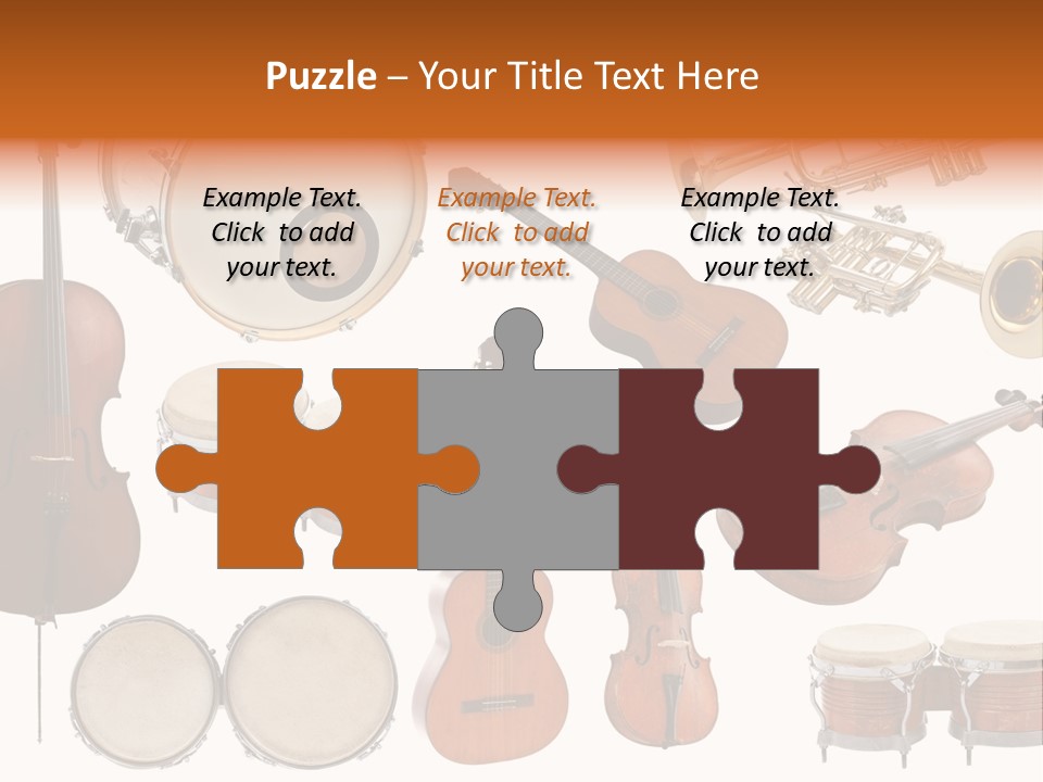 Melody Instruments Sound PowerPoint Template