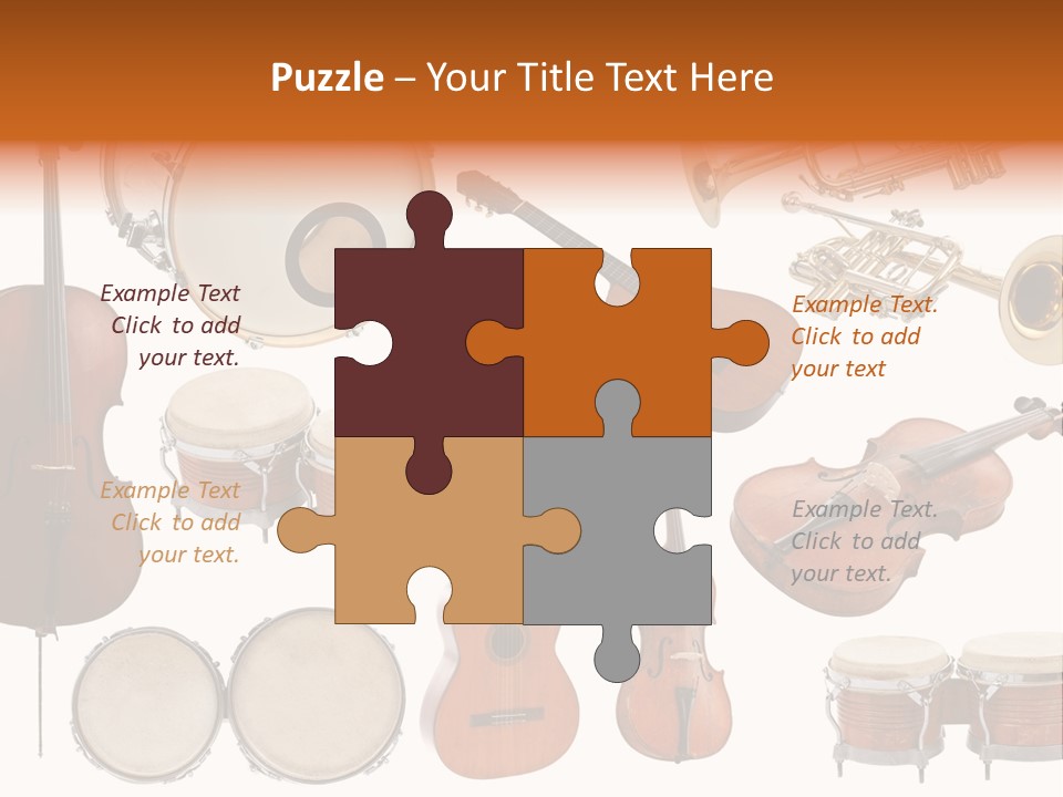 Melody Instruments Sound PowerPoint Template