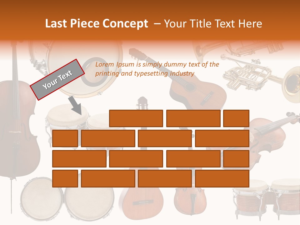 Melody Instruments Sound PowerPoint Template