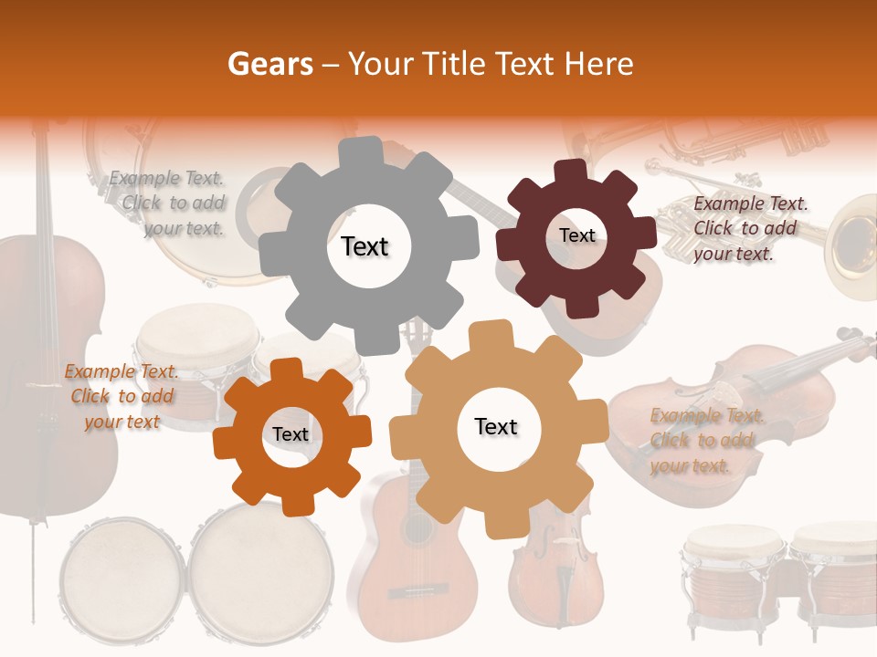 Melody Instruments Sound PowerPoint Template