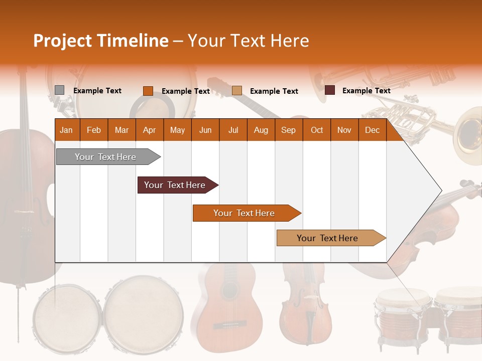 Melody Instruments Sound PowerPoint Template