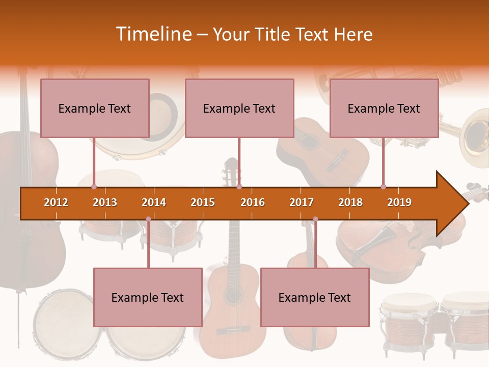 Melody Instruments Sound PowerPoint Template