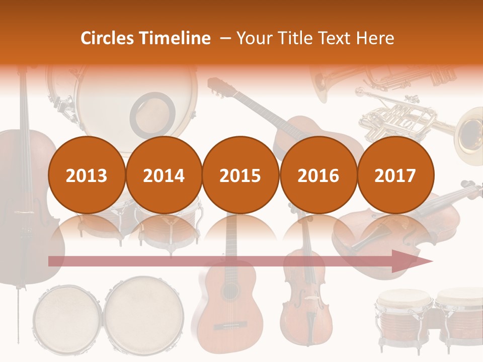 Melody Instruments Sound PowerPoint Template