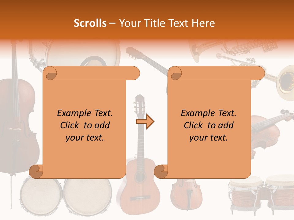 Melody Instruments Sound PowerPoint Template