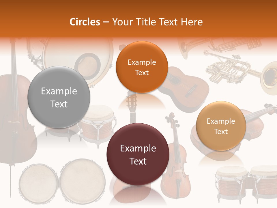 Melody Instruments Sound PowerPoint Template