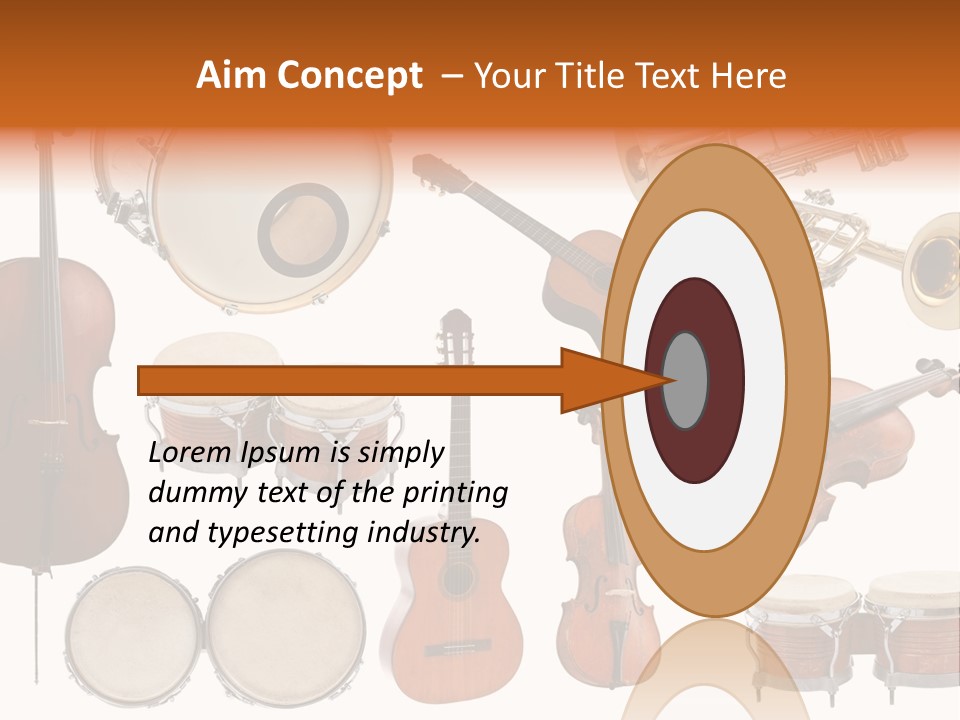 Melody Instruments Sound PowerPoint Template