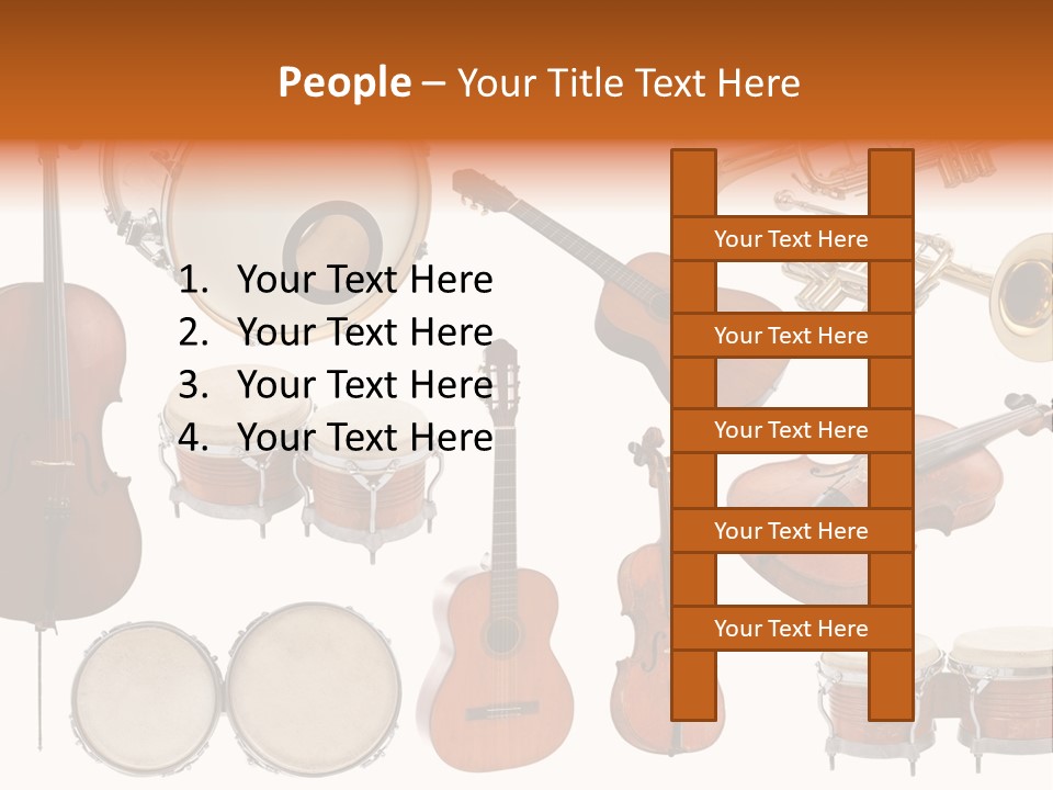 Melody Instruments Sound PowerPoint Template