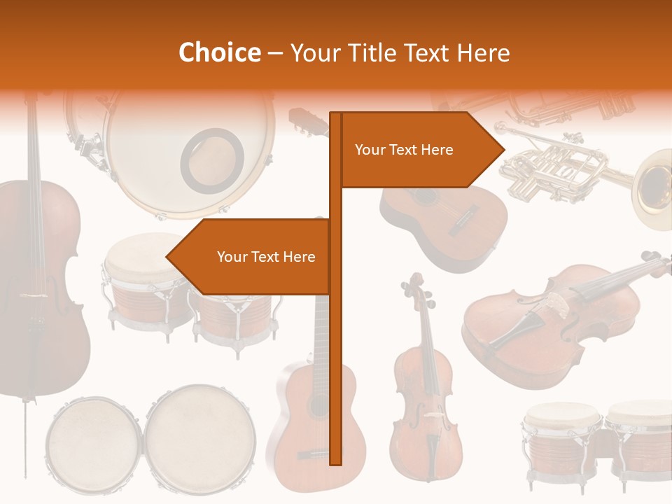 Melody Instruments Sound PowerPoint Template