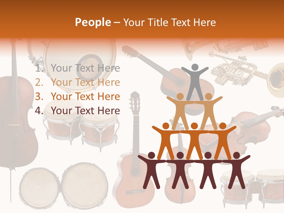 Melody Instruments Sound PowerPoint Template