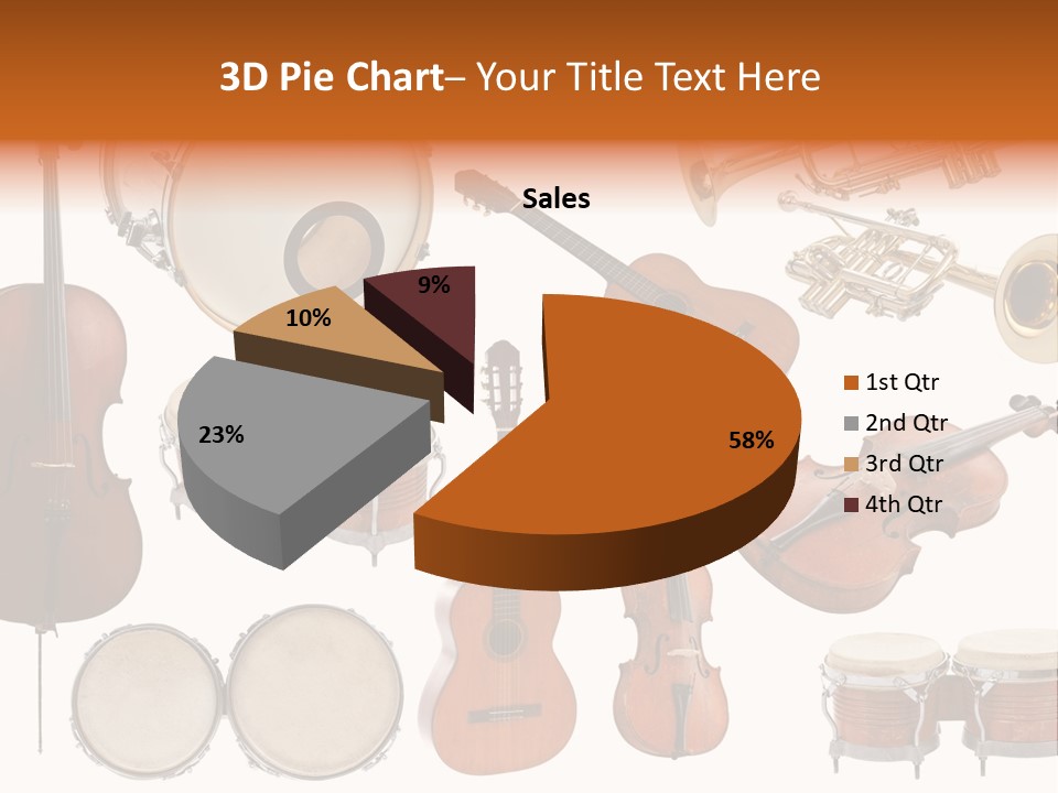Melody Instruments Sound PowerPoint Template