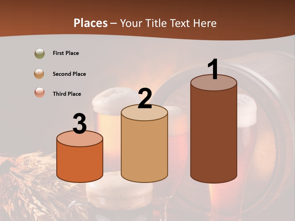 Hops Beer Barrel PowerPoint Template