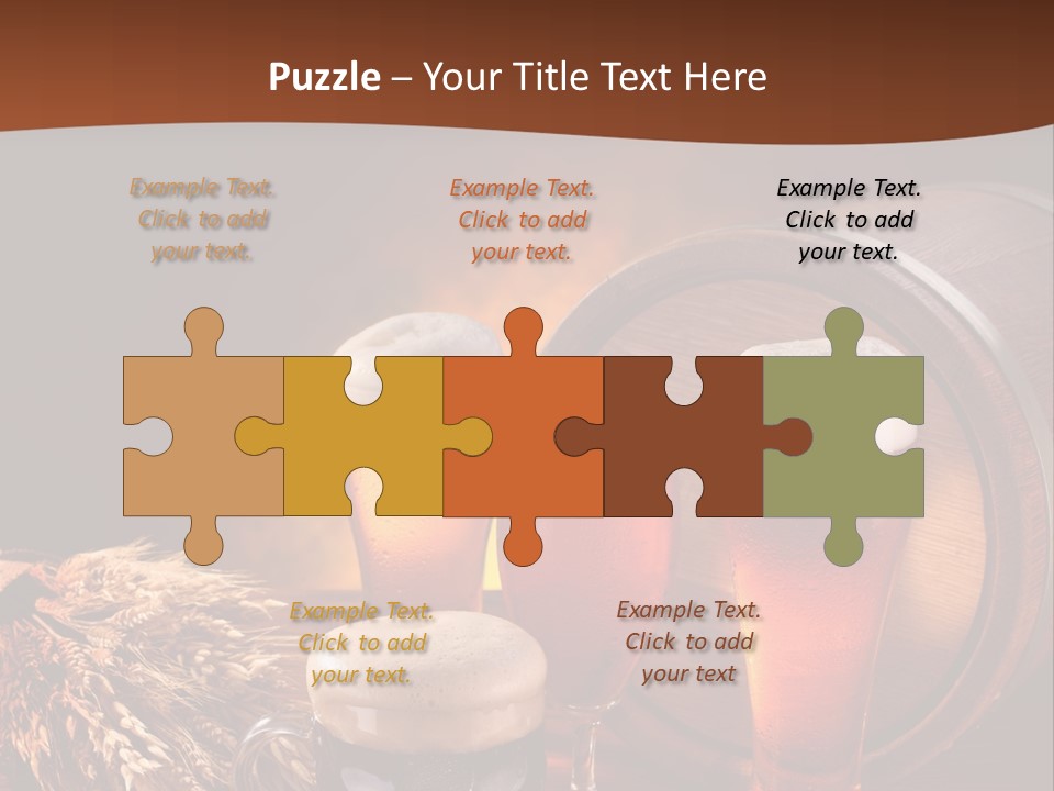 Hops Beer Barrel PowerPoint Template