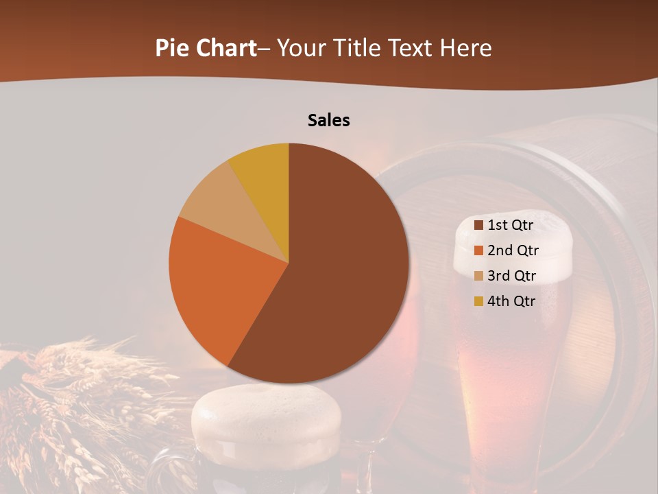 Hops Beer Barrel PowerPoint Template