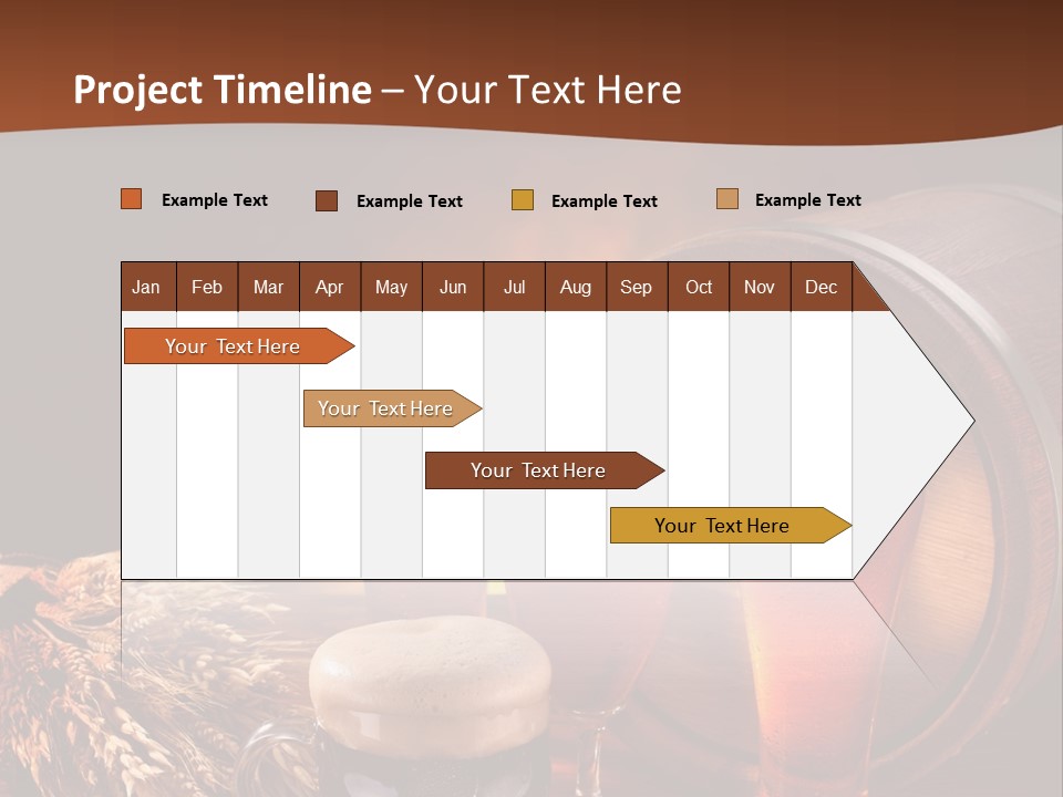 Hops Beer Barrel PowerPoint Template