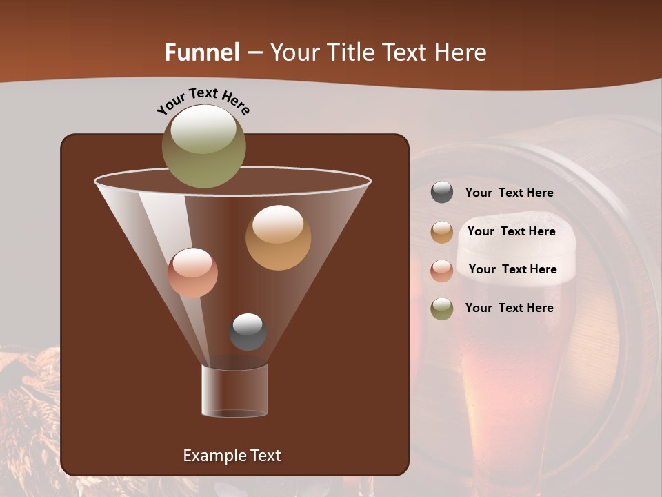 Hops Beer Barrel PowerPoint Template