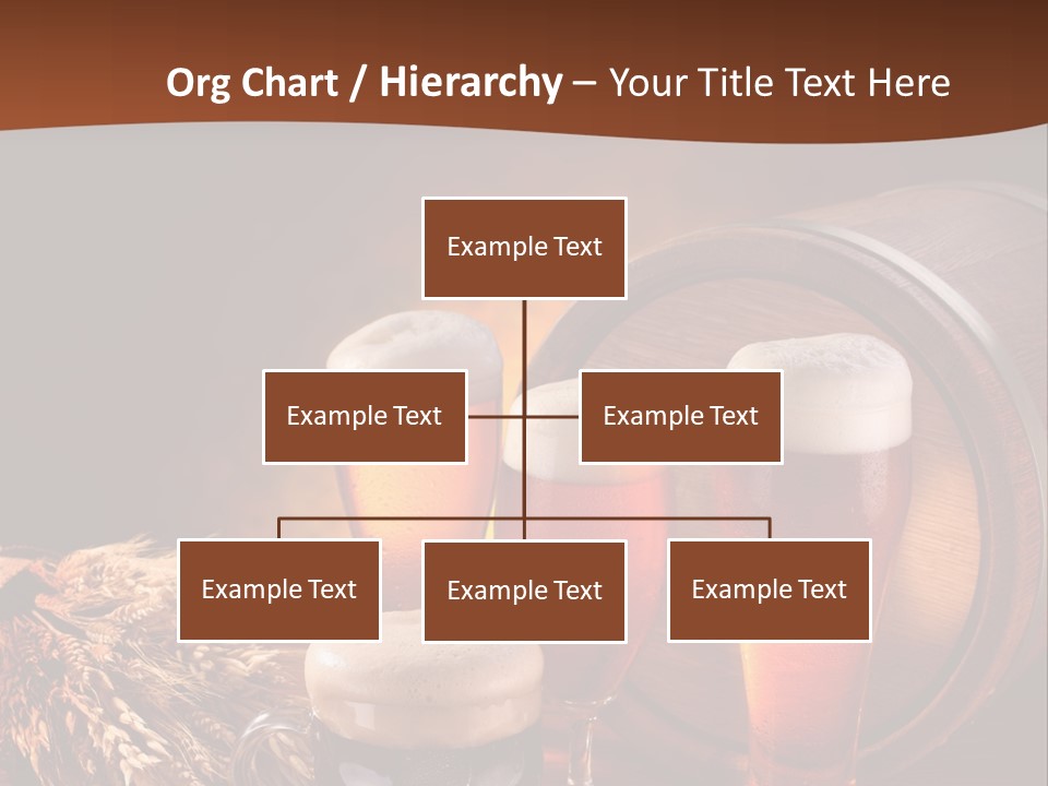 Hops Beer Barrel PowerPoint Template