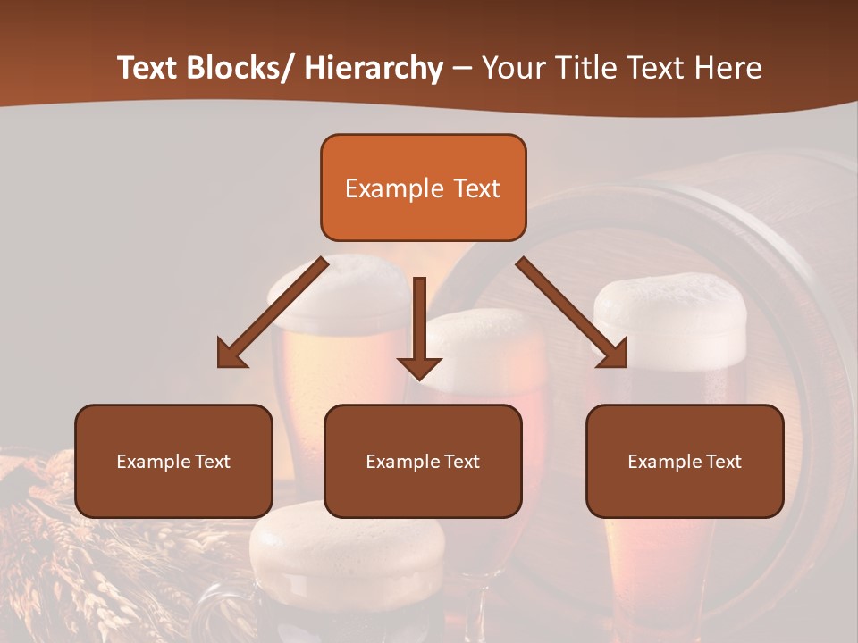 Hops Beer Barrel PowerPoint Template