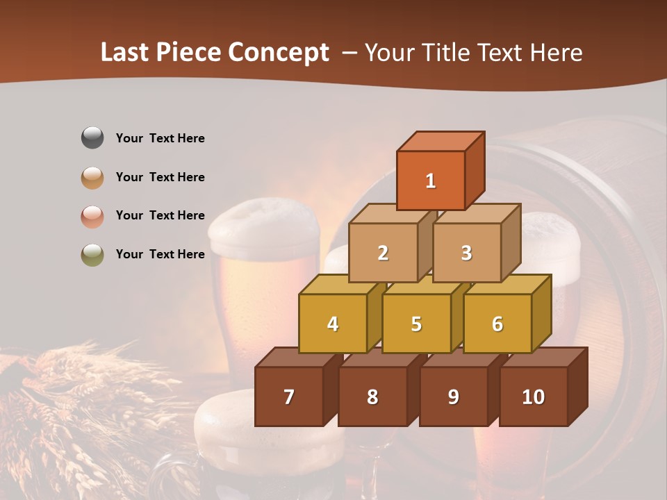 Hops Beer Barrel PowerPoint Template