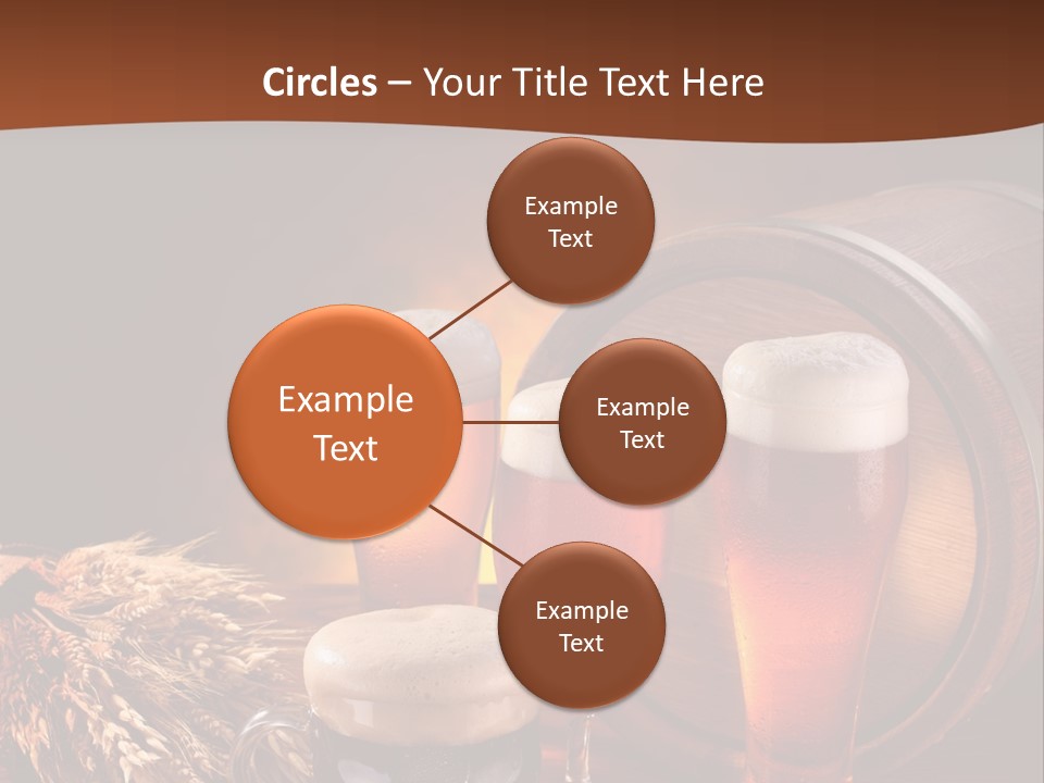 Hops Beer Barrel PowerPoint Template