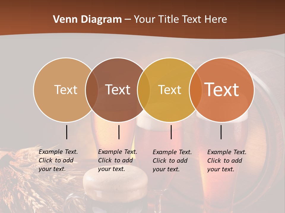 Hops Beer Barrel PowerPoint Template