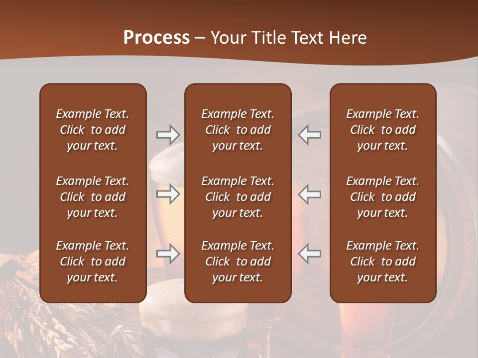 Hops Beer Barrel PowerPoint Template