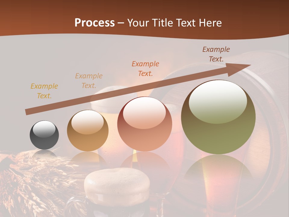 Hops Beer Barrel PowerPoint Template