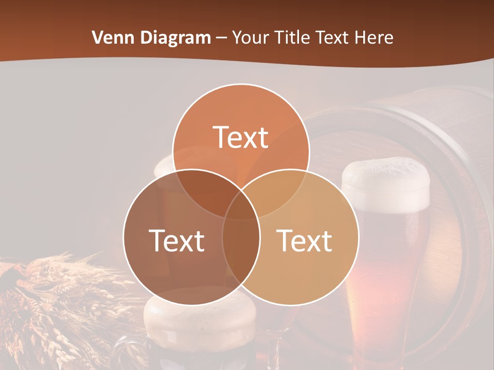 Hops Beer Barrel PowerPoint Template