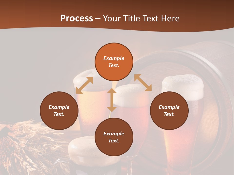 Hops Beer Barrel PowerPoint Template