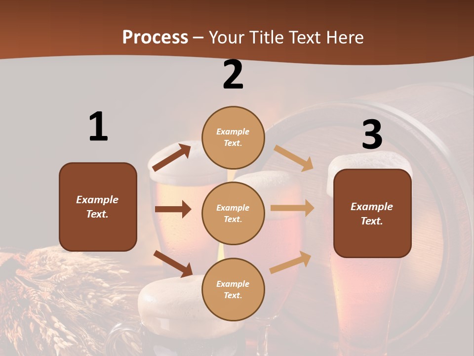 Hops Beer Barrel PowerPoint Template