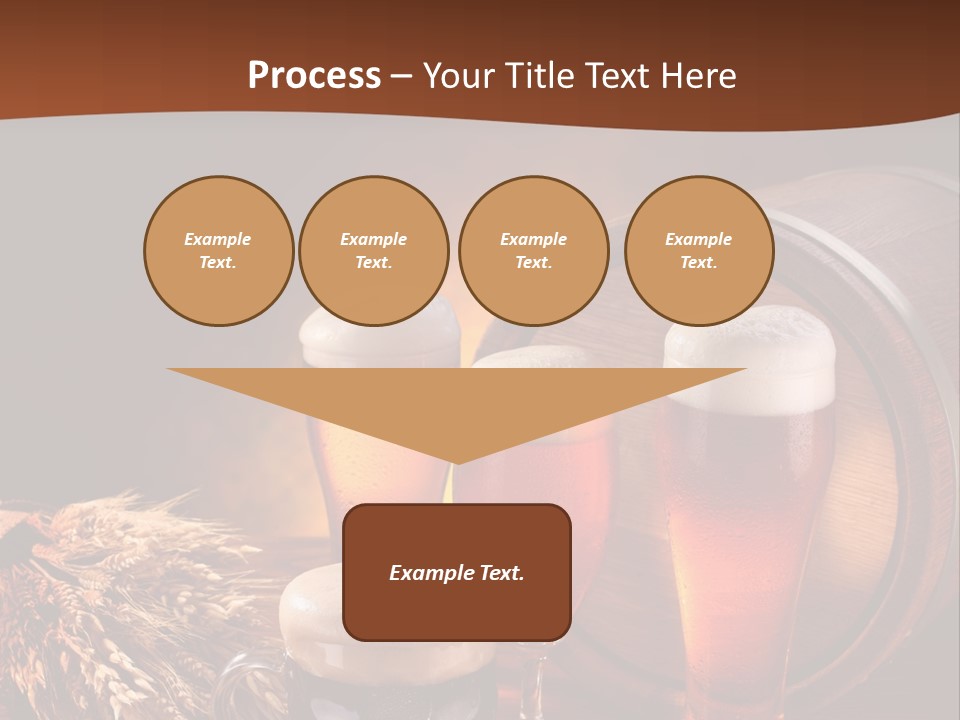 Hops Beer Barrel PowerPoint Template
