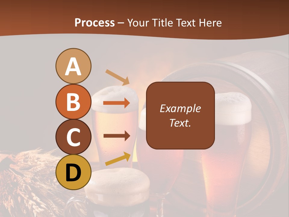 Hops Beer Barrel PowerPoint Template