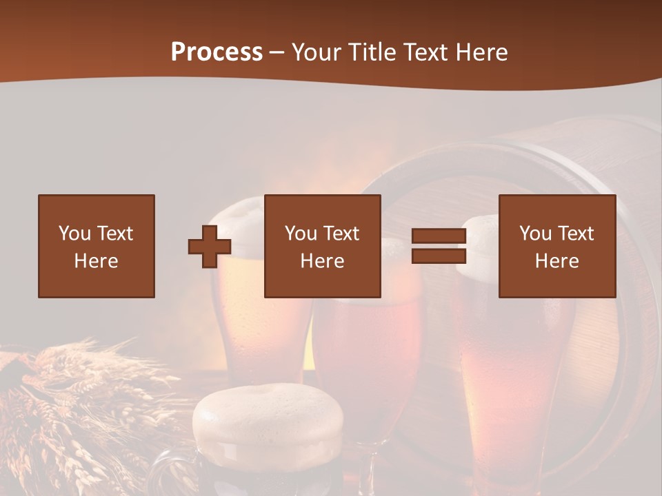 Hops Beer Barrel PowerPoint Template