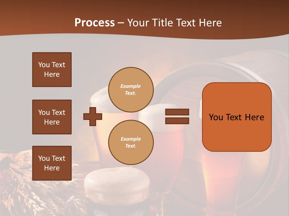 Hops Beer Barrel PowerPoint Template