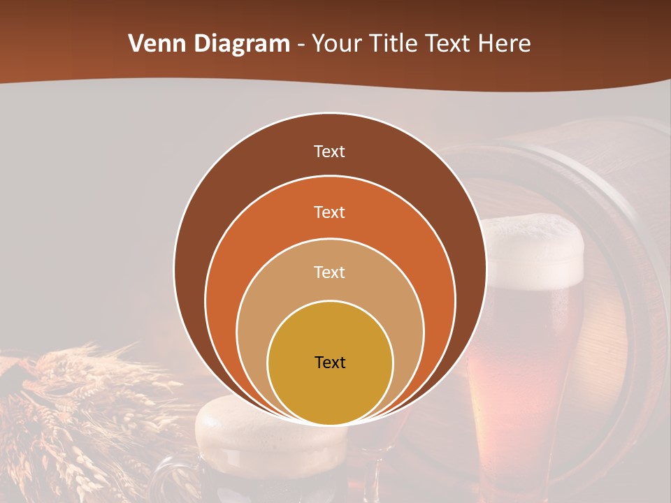 Hops Beer Barrel PowerPoint Template